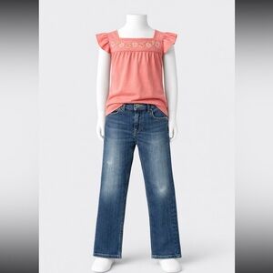 Dondup Blue Straight-Leg Jeans